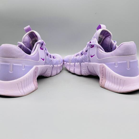 Nike Shoes Womens 11.5 Purple Free Metcon 5 Lace Up Training Athletic Sneakers - Picture 6 of 10